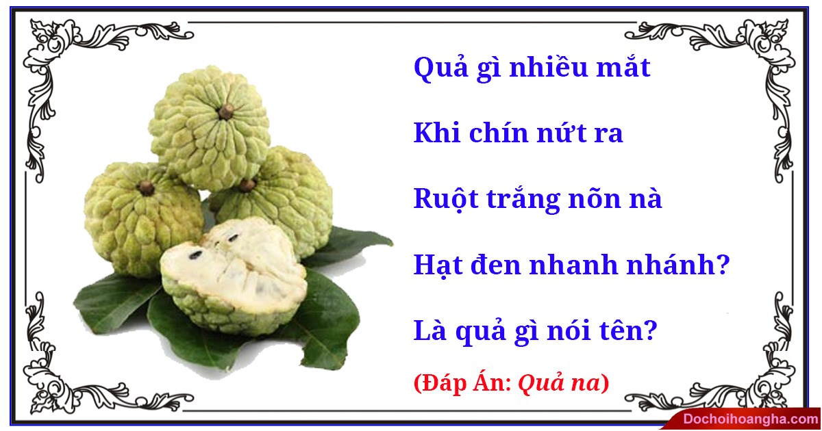 Câu đố hay cho bé