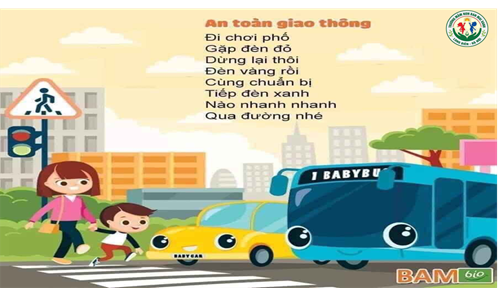 Bài thơ:  An toàn giao thông - MGL A1