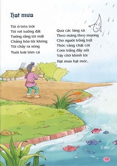 Bài thơ   hạt mưa 