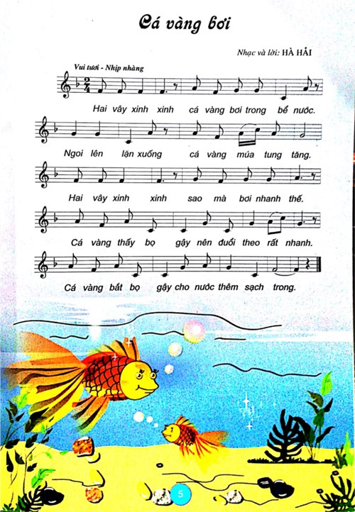 Bài hát: cá vàng bơi.NTD2