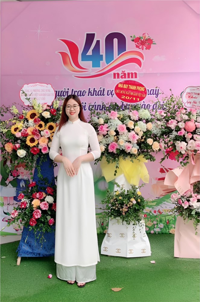 Cô giáo Nguyễn Thị Thảo - Bông hoa đẹp là giáo viên trẻ đầy nhiệt huyết và sáng tạo