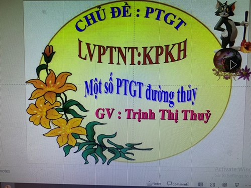 Khám phá một số PTGT đường Thuỷ cô giáo Trịnh Thuỷ