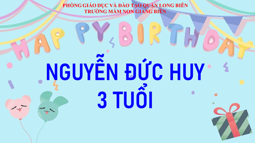 Sinh nhật bạn Nguyễn Đức Huy