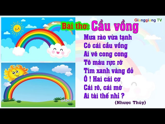 LQVH Thơ   Cầu vòng _ GV Nguyễn Thị Hường