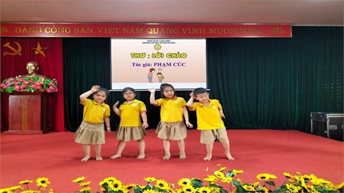 🌻🌻 Chương trình  Nét đẹp văn hóa chào hỏi  các bé khối MGL - Trường MN Hoa Hướng Dương 🌻🌻