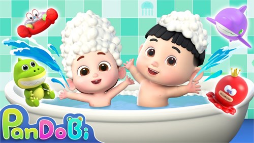 An toàn khi đi tắm | Em bé đi tắm | Play & Learn | Nhạc thiếu nhi vui nhộn | Super Pandobi