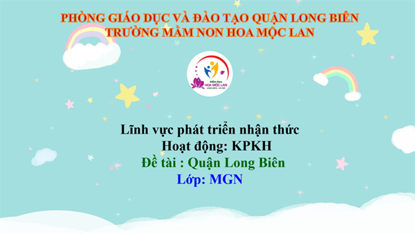KPKH Đề tài : Quận Long Biên