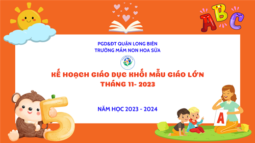 Kế hoạch tháng 11/2023 - Khối MGL