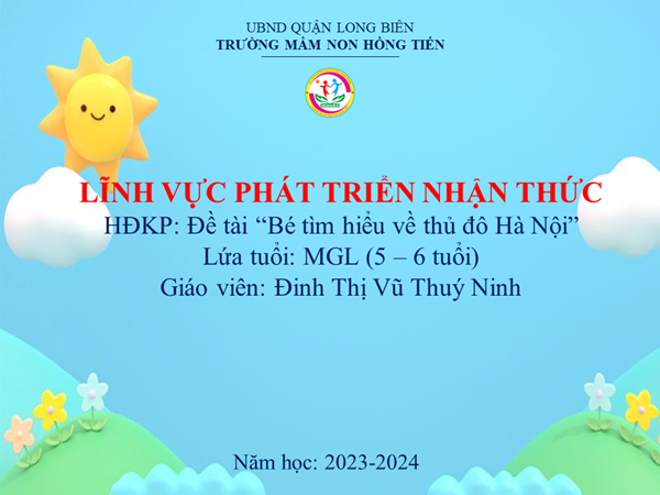 HĐKP: Bé tìm hiểu về thủ đô Hà Nội