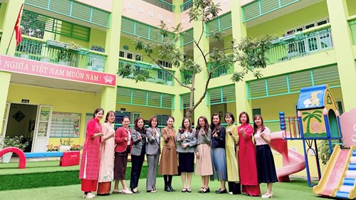 Trường Mầm non Long Biên tham dự Hội thi Giáo viên giỏi quận Long Biên – năm học 2023 – 2024
