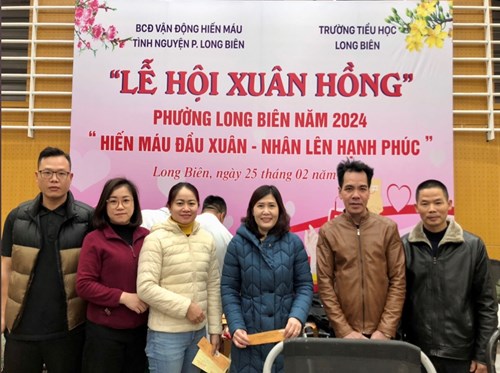 Trường MN Long Biên A tham gia  Lễ Hội Xuân Hồng  Phường Long Biên năm 2024