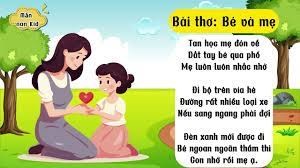 bài thơ: Bé và mẹ