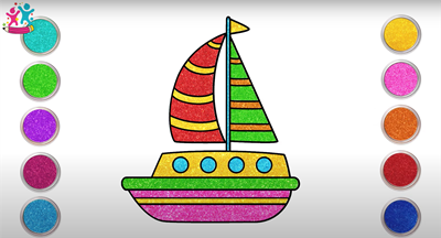 Cách vẽ thuyền buồm