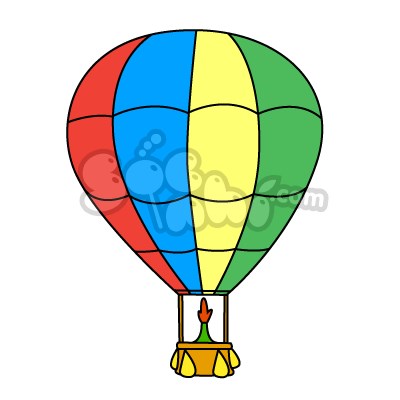 BGTT: Tạo hình: Tô màu khinh khí cầu