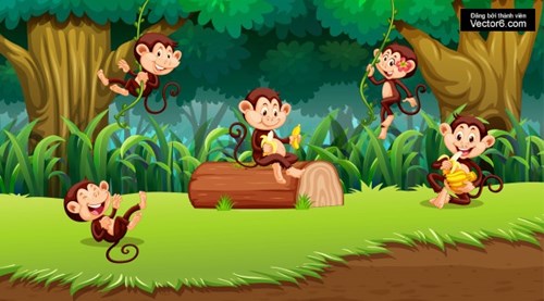 1. Kể chuyện bé nghe: Tại sao đít con khỉ lại màu đỏ?