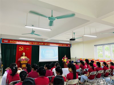 Công đoàn trường MN Tân Mai tổ chức Hội nghị tổng kết 
hoạt động công đoàn năm học 2023 – 2024
