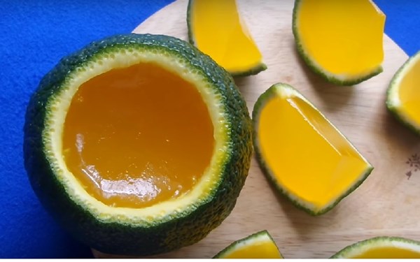 Cách làm món rau câu trái cam hấp dẫn và bổ dưỡng