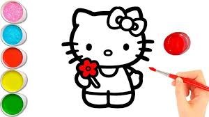 Vẽ và tô màu Hello Kitty | How to Draw and Color Hello Kitty P63 (Draw & Paint)