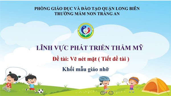 Giáo an điện tự vẽ nét mặt của cô giáo Phạm Thanh Huyền lớp MGN B4