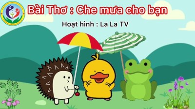 Bài thơ  Che mưa cho bạn  - Tác giả Nguyễn Thị Thảo