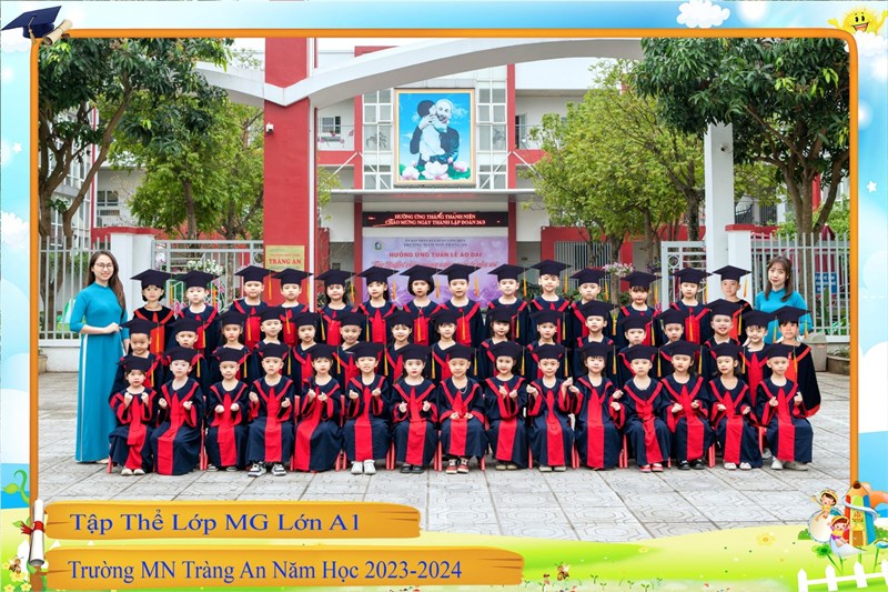 Buổi lễ tổng kết năm học 2023 - 2024 của các bé lớp MGL A1