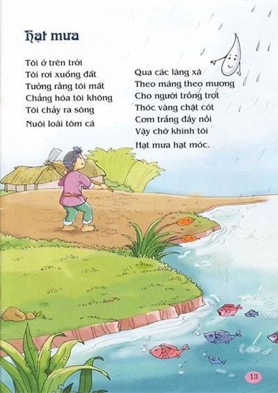 Bài thơ Hạt mưa Khối MGB