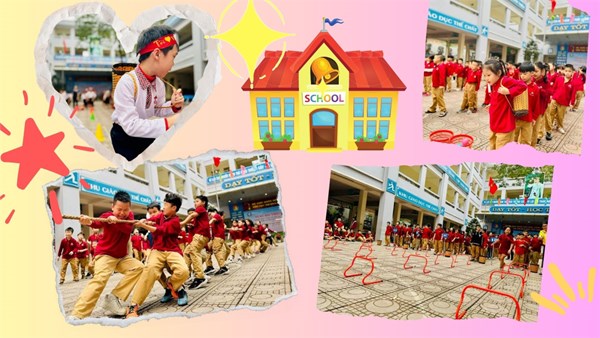 Trường Tiểu học Ái Mộ A tổ chức Ngày hội Thiếu nhi vui khỏe năm 2024