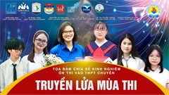 Trường THCS Ái Mộ tổ chức tọa đàm  Truyền lửa mùa thi 