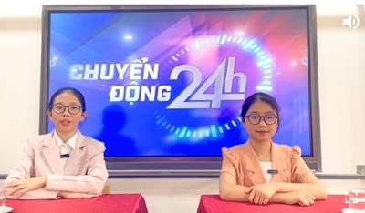 Những MC, biên tập viên nhí của  trường THCS Giang Biên