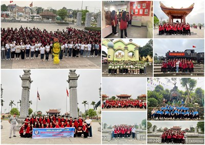 Trường THCS Lê Quý Đôn tham gia hoạt động ngoại khóa tại Khu di tích lịch sử Quốc gia 60 liệt sỹ thanh niên xung phong Đại đội 915 và Khu du lịch Hồ Núi Cốc