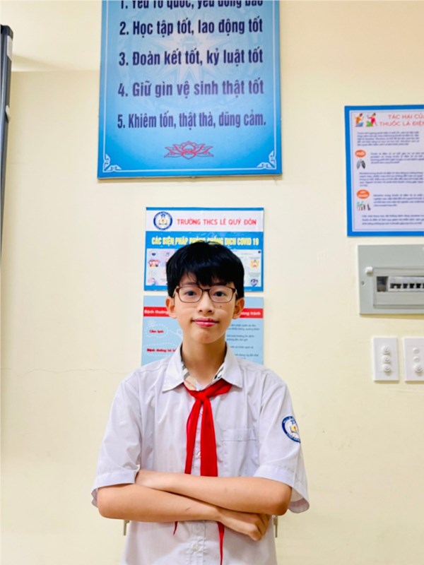 Học sinh Lê Quốc Khánh – Tấm gương tiêu biểu chi đội 6A8