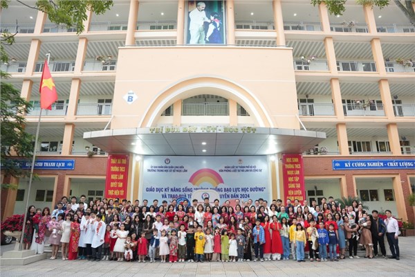Ngày hội gia đình Chào đón Xuân Giáp Thìn 2024 tại trường THCS Ngọc Lâm