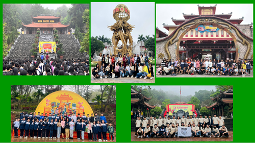 Trường THCS Ngô Gia Tự tổ chức chuyến thăm quan trải nghiệm tại đền thờ thầy giáo Chu Văn An và Công viên Rồng - Hạ Long