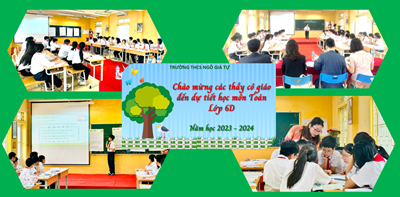 Cô giáo Nguyễn Lệ Hằng - Giáo viên tổ KHTN đã hoàn thành xuất sắc tiết dự thi giáo viên giỏi cấp Quận môn Toán năm học 2023 - 2024