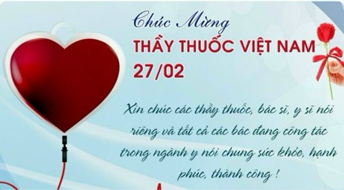 Trường THCS Nguyễn Bỉnh Khiêm chúc mừng ngày “ Thầy thuốc Việt Nam”  27/2