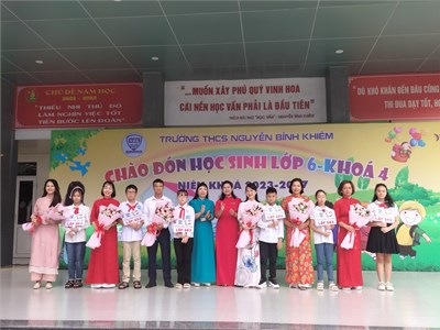 Trường THCS Nguyễn Bỉnh Khiêm- ngôi trường hạnh phúc- điểm đến của những học sinh chuyên cần, sáng tạo