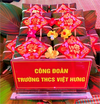 Trường THCS Việt Hưng tham gia chương trình  Tết sum vầy  và  Chợ Tết Công đoàn  năm 2024