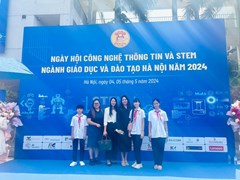 Trường THCS Việt Hưng tham dự Khai mạc Ngày hội Công nghệ thông tin và Stem ngành GD&ĐT Hà Nội năm 2024