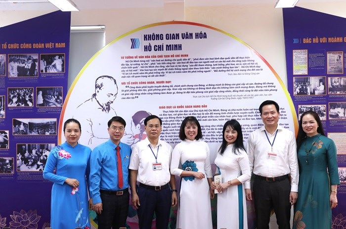 Công đoàn quận Long Biên ra mắt  Không gian văn hóa Hồ Chí Minh  tại Trường Tiểu học Đoàn Khuê
