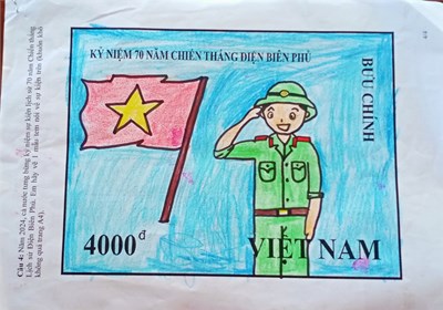 Học sinh trường TH Giang Biên tham gia cuộc thi  Sưu tập và tìm hiểu Tem Bưu chính năm 2024 với chủ đề  70 năm Chiến thắng lịch sử Điện Biên Phủ qua con tem bưu chính .