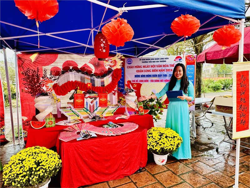 Trường TH Gia Thượng tham gia Ngày hội Văn hoá, Thể thao quận Long Biên năm 2024