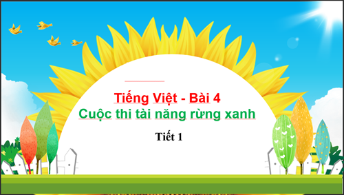 BGĐT - Tiếng Việt 1 - Tiết 1 - Tuần 30