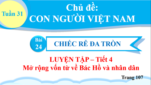 BGĐT-Tiếng Việt 2-Bài 24-Tiết 4-Tuần 31