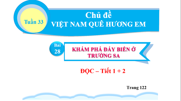 BGĐT-Tiếng Việt 2-Bài 28-Tiết 1+2-Tuần 33
