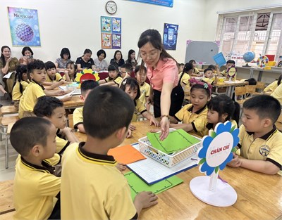 Bài học STEM  - Đồng hồ tiện ích – Môn Toán của học sinh lớp 1 trường Tiểu học Ngọc Thụy