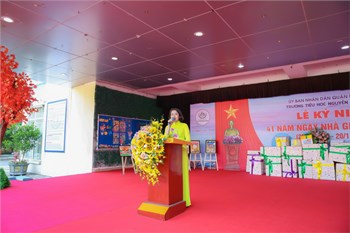 Người tốt - Việc tốt tháng 01 năm 2024: Cô giáo Bùi Thị Thiên Hương - Phó Hiệu trưởng trường Tiểu học Nguyễn Bỉnh Khiêm
