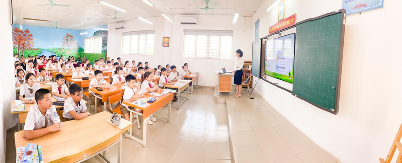 Trường Tiểu học Phúc Lợi tổ chức chuyên đề cấp Trường nâng cao chất lượng dạy - học môn Toán và Tiếng Việt lớp 5