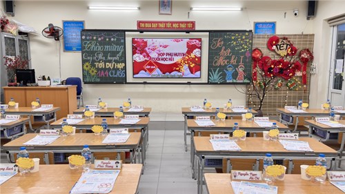 Trường Tiểu học Vũ Xuân Thiều tổ chức họp CMHS cuối học kì I - Năm học 2023-2024
