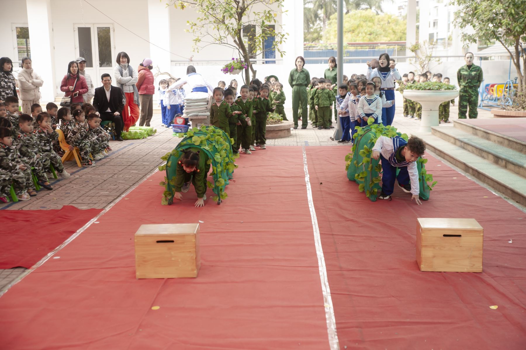Trường MN Ánh Sao, kỷ niệm ngày 22/12 ngày thành lập quân đội nhân dân Việt Nam