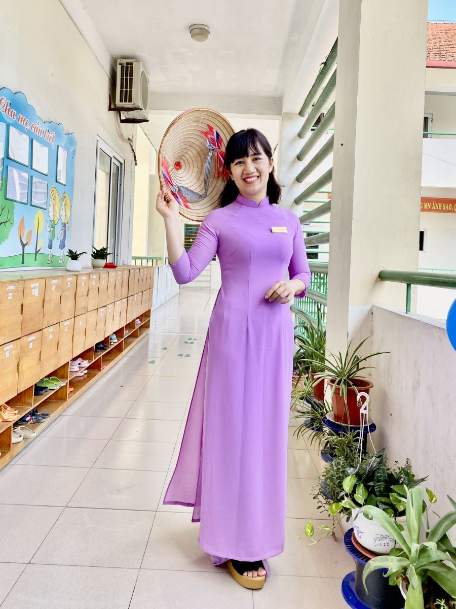 Cô giáo Nguyễn Thị Bắc công đoàn viên tổ công đoàn số 2
